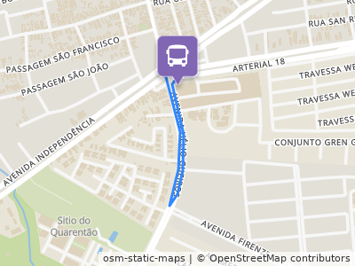 Mapa da parada