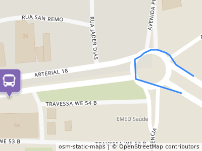 Mapa da parada