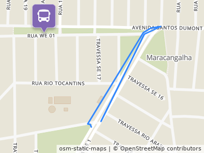 Mapa da parada