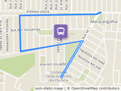 Mapa da parada