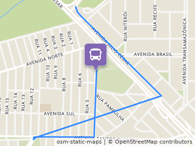 Mapa da parada