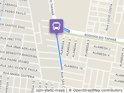 Mapa da parada