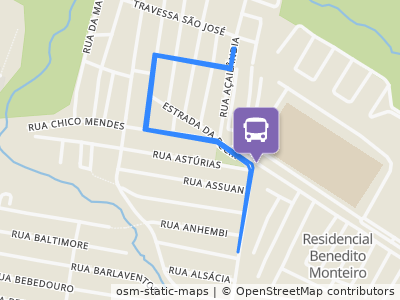 Mapa da parada