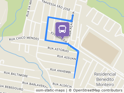 Mapa da parada