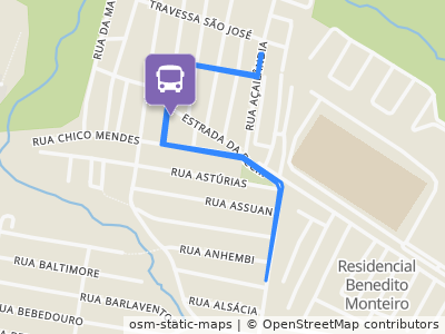 Mapa da parada