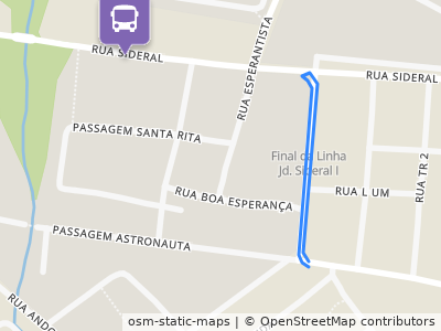 Mapa da parada