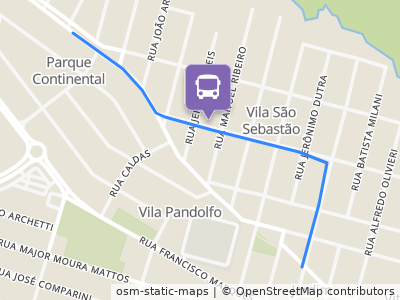 Mapa da parada