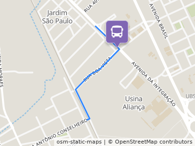 Mapa da parada