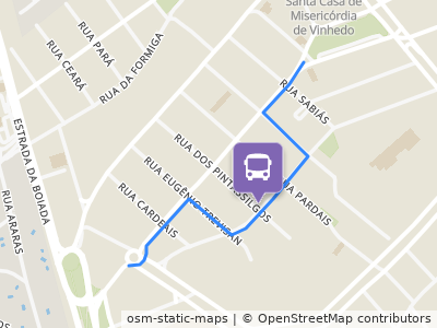 Mapa da parada
