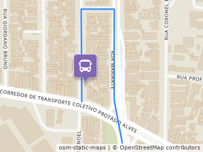 Mapa da parada