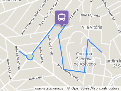 Mapa da parada