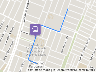 Mapa da parada