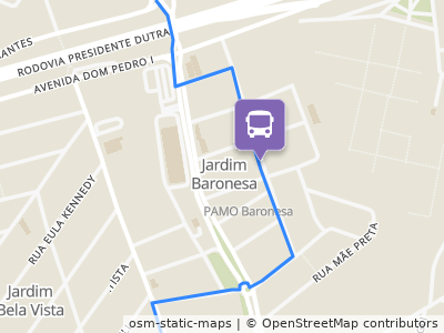 Mapa da parada