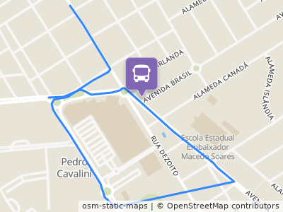 Mapa da parada
