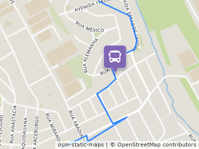 Mapa da parada