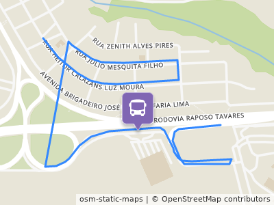 Mapa da parada