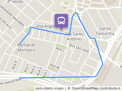 Mapa da parada