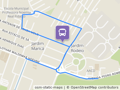 Mapa da parada