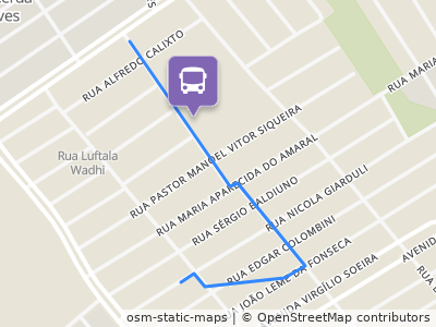 Mapa da parada