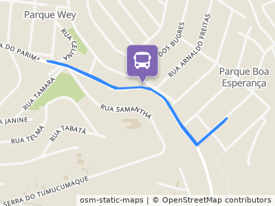 Mapa da parada