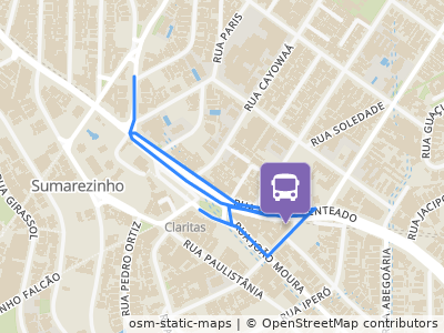 Mapa da parada