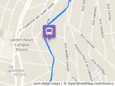 Mapa da parada