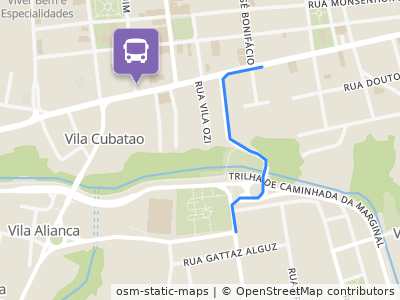 Mapa da parada