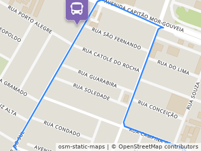 Mapa da parada