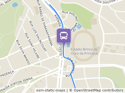 Mapa da parada