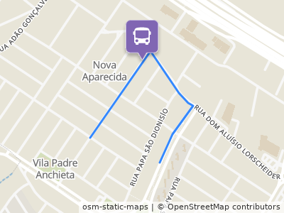 Mapa da parada