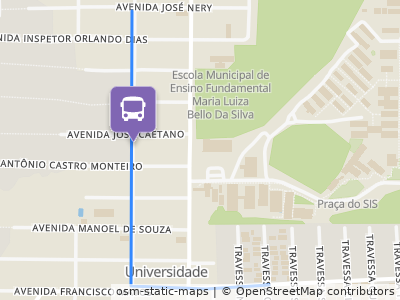 Mapa da parada