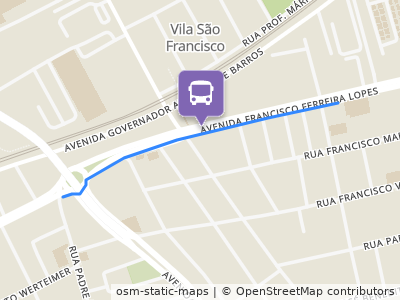 Mapa da parada