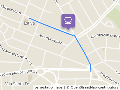 Mapa da parada