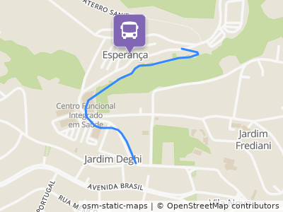 Mapa da parada
