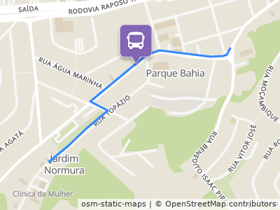 Mapa da parada