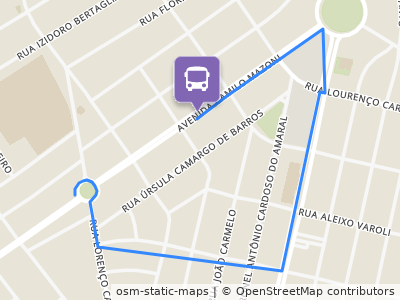 Mapa da parada
