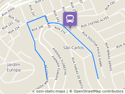 Mapa da parada