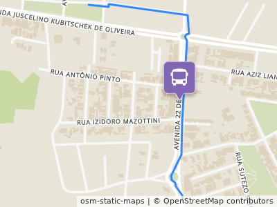 Mapa da parada