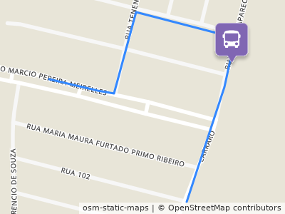 Mapa da parada
