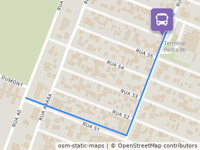 Mapa da parada