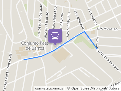 Mapa da parada