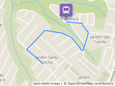 Mapa da parada