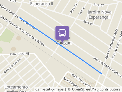 Mapa da parada