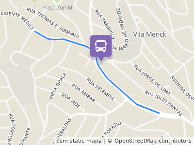 Mapa da parada