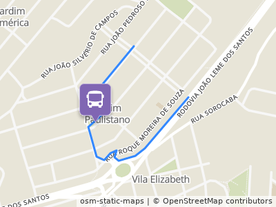 Mapa da parada