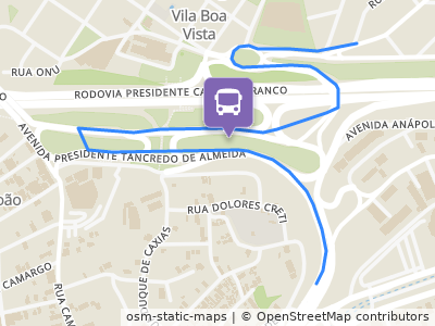 Mapa da parada