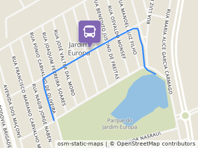 Mapa da parada
