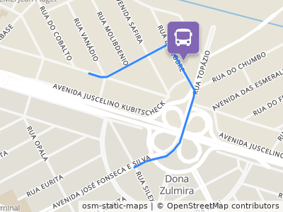 Mapa da parada