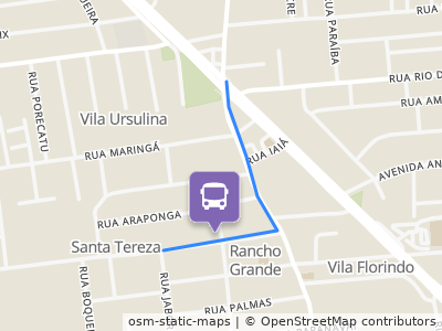 Mapa da parada