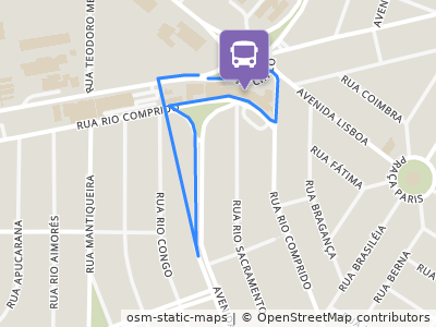 Mapa da parada
